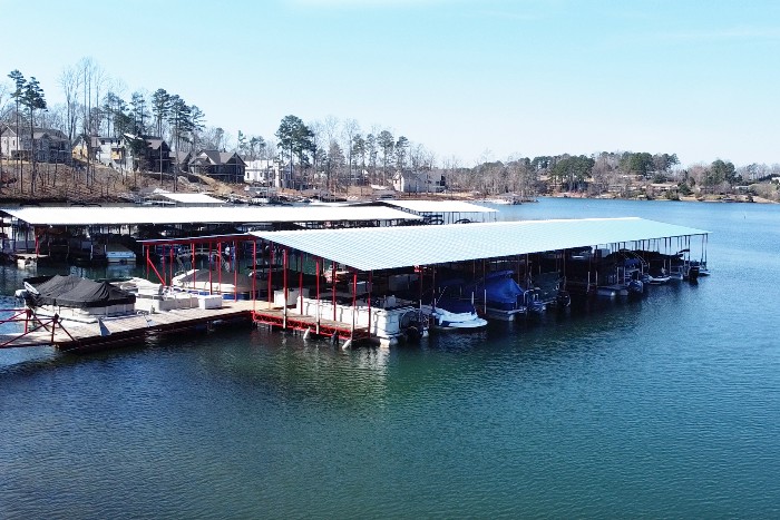 Lake Keowee Marina offers over 250 open and covered boat slips