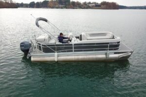 Keowee Marina pontoon boat rental at Lake Keowee for a relaxing day on the water