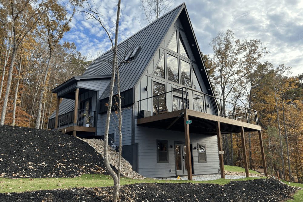 Keowee Luxury Cottages A-frame rental at Keowee Marina