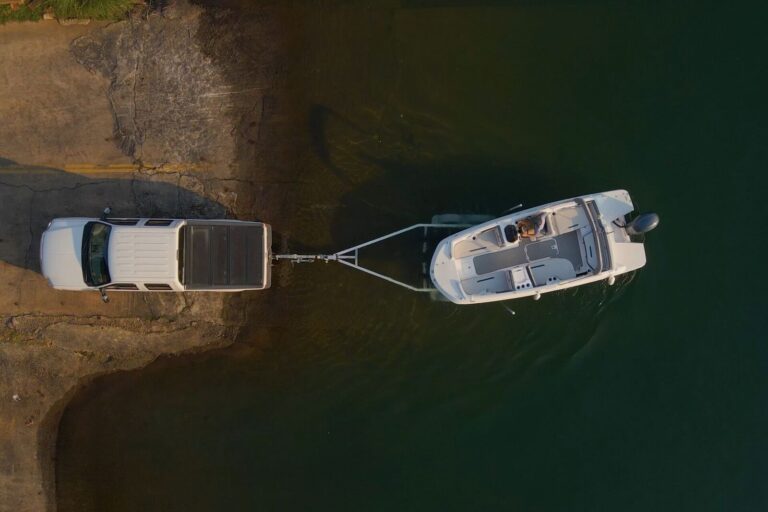 Launching a boat