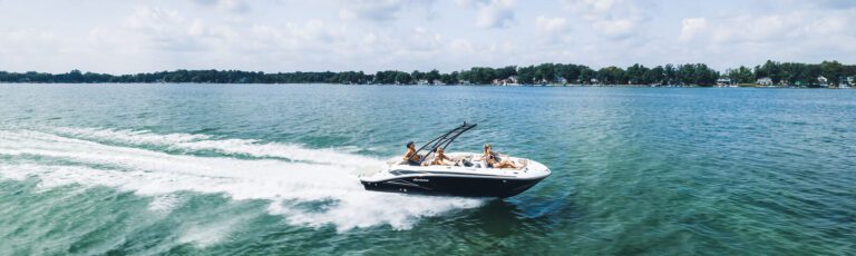 Boat on Lake Keowee